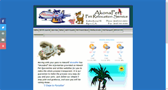 Desktop Screenshot of akonapet.com