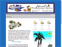 Tablet Screenshot of akonapet.com
